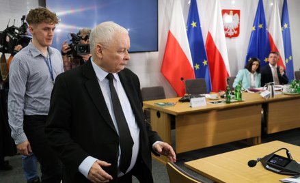 Jarosław Kaczyński przed komisją ds. Pegasusa