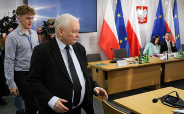Jarosław Kaczyński przed komisją ds. Pegasusa