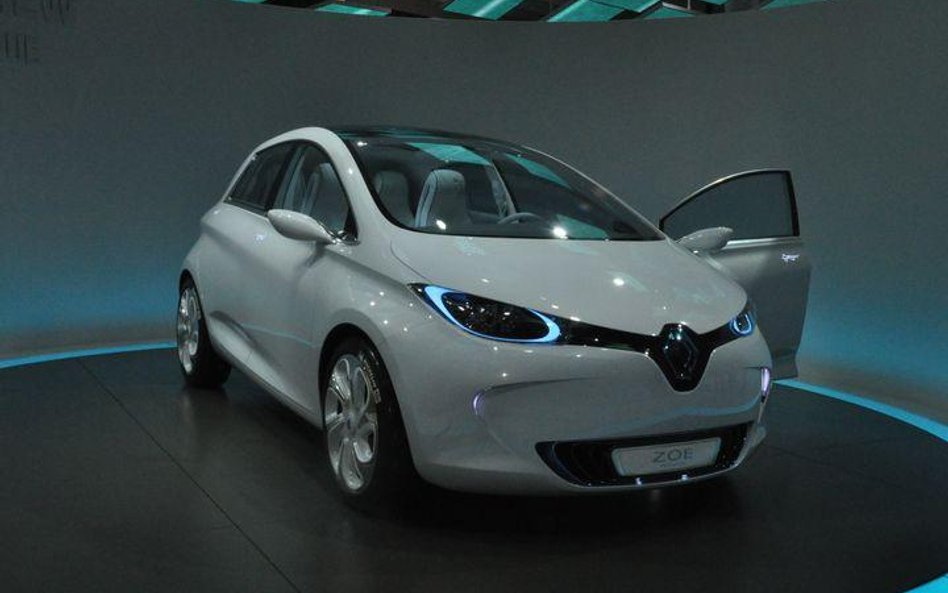 Całkowicie elektryczny Renault ZOE ma akumulatory umieszczone pod podłogą