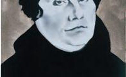 Wilhelm Sasnal, „Luter", na podstawie obrazu Lucasa Cranacha Starszego, 2003, Kolekcja Goetz, Monach