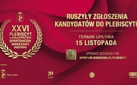 Ruszył plebiscyt „Najlepsi Sportowcy Warszawy 2025”