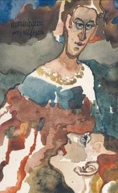 Franciszek Maśluszczak na aukcję Fundacji Synapsis ofiarował akwarelę.