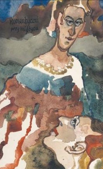 Franciszek Maśluszczak na aukcję Fundacji Synapsis ofiarował akwarelę.