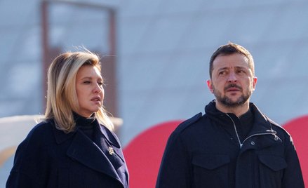 Ołena Zełenska i Wołodymyr Zełenski