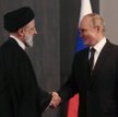 Prezydent Iranu Ebrahim Ra'isi i Władimir Putin