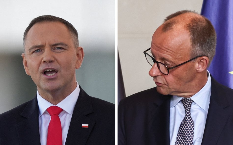 Prezydent RP Karol Nawrocki i kanclerz Niemiec Friedrich Merz