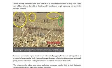Korea Płn.: Żołnierze dostają wolne, by szukać jedzenia?