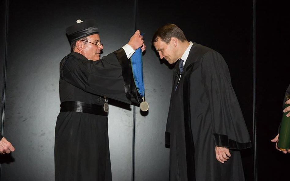 Radosław Sikorski - doktorat honoris causa