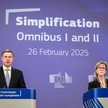 Zasady Omnibus Simplification Package przedstawili w środę w Brukseli Valdis Dombrovskis, komisarz U