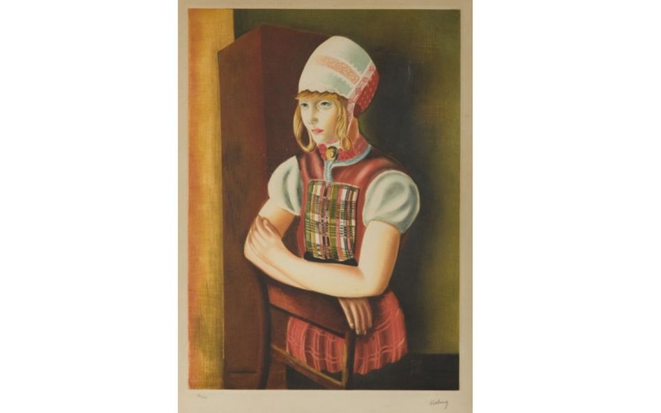 Mojżesz Kisling, Dziewczyna w stroju holenderskim