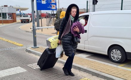 Wielu uciekających z Ukrainy zabiera ze sobą zwierzęta