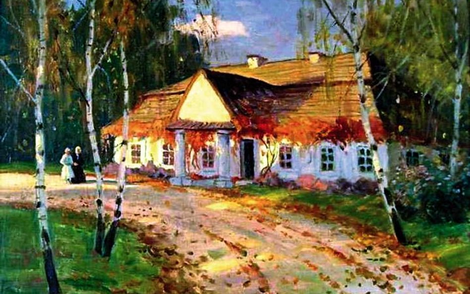 Bronisława Rychter-Janowska „Dworek jesienią”