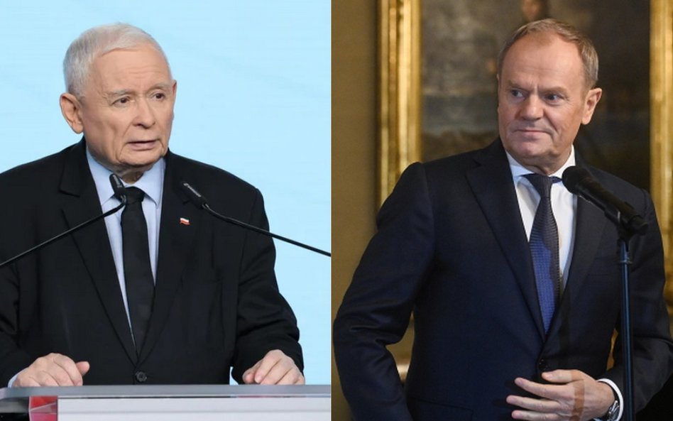 Jarosław Kaczyński i Donald Tusk