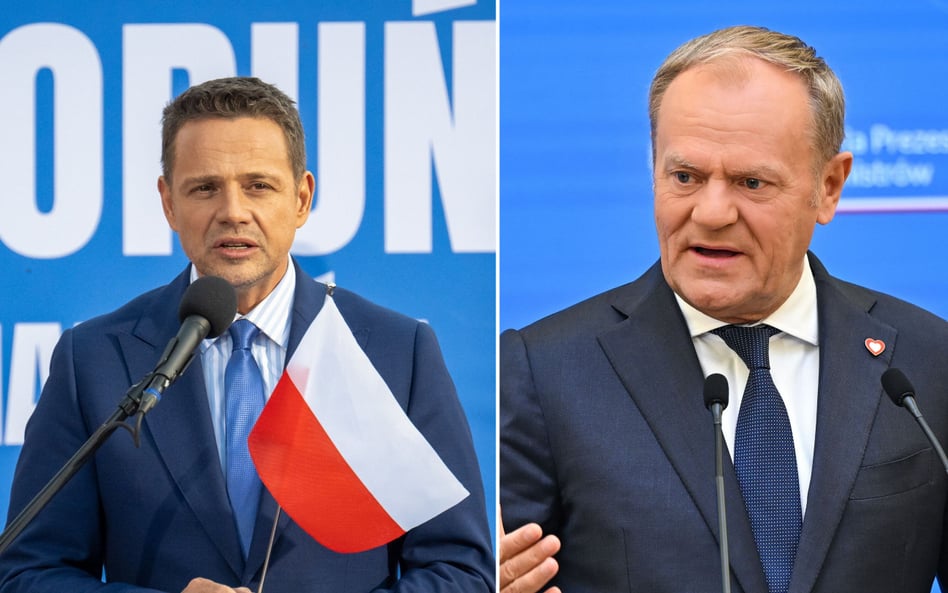 Rafał Trzaskowski i Donald Tusk