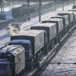 Transport pojazdów wojskowych z Rosji na Białoruś, fotografia z 24 stycznia