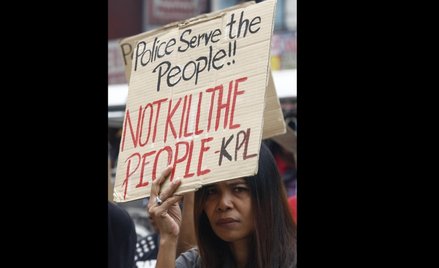 Przeciwko polityce Duterte protestuje część mieszkańców Filipin