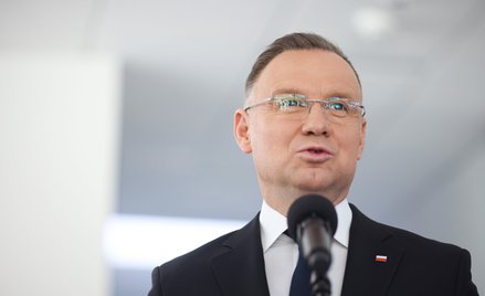 Prezydent RP Andrzej Duda podczas wizyty w Radziszowie