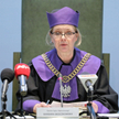 Sędzia Barbara Skoczkowska na sali rozpraw Sądu Najwyższego w Warszawie