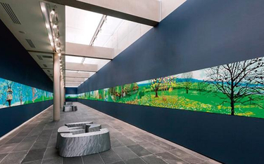 Panoramiczne dzieło Davida Hockneya można oglądać do 14 lutego