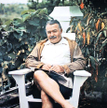 Ernest Hemingway w posiadłości Finca Vigia, 1948 r.