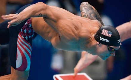 Amerykanin Caeleb Dressel chce w Tokio zdobyć sześć złotych medali.