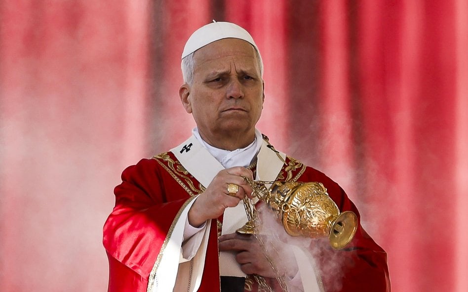 Papież Leon XIV przewodniczył liturgii Niedzieli Palmowej na placu św. Piotra w Watykanie