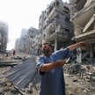 W izraelskich bombardowaniach Stref Gazy zginęło już co najmniej 1300 osób: Na zdjęciu: zniszczenia 