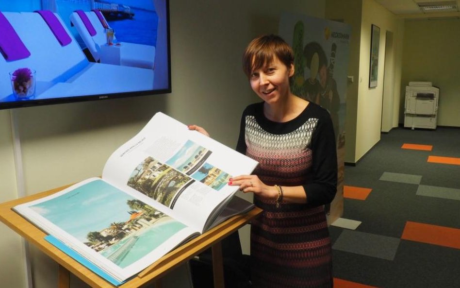 Magda Plutecka jak na rzecznika przystało postanowiła pochwalić się albumem o sieci hoteli Neckerman