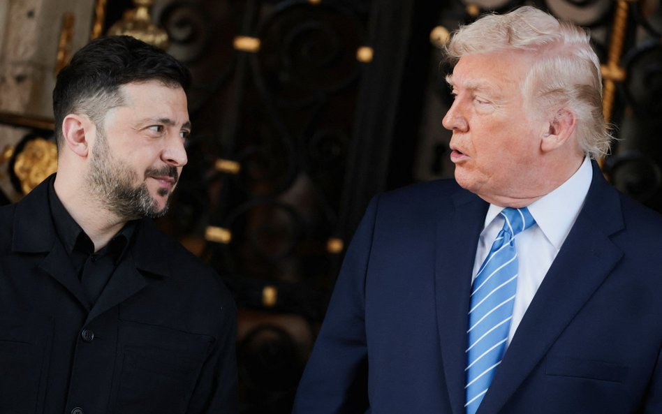 Wołodymyr Zełenski i Donald Trump