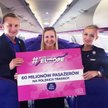 Wizz Air: przewieźliśmy 60 milionów Polaków