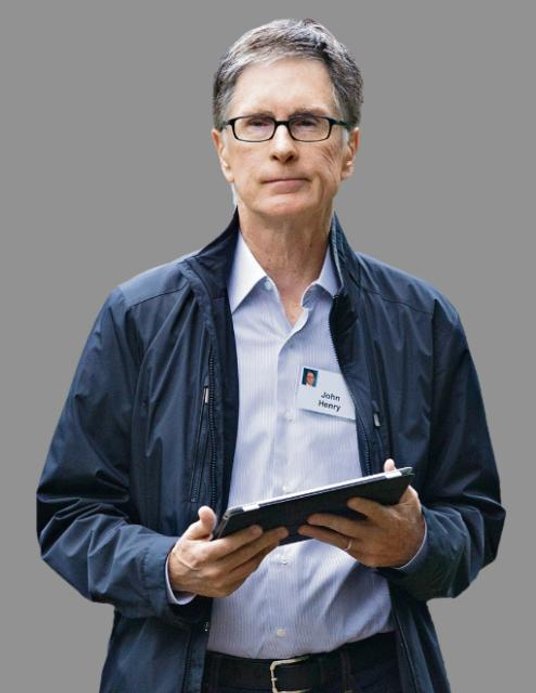 Dwaj bostończycy: John W. Henry, właściciel Liverpoolu (z lewej), i James Pallotta, właściciel AS Ro