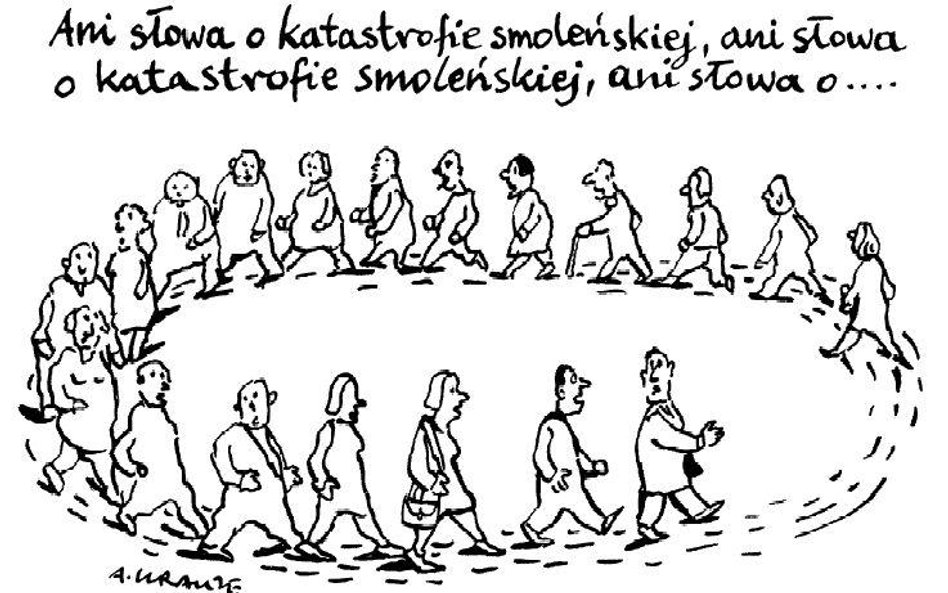 Komentarz rysunkowy. Ani słowa