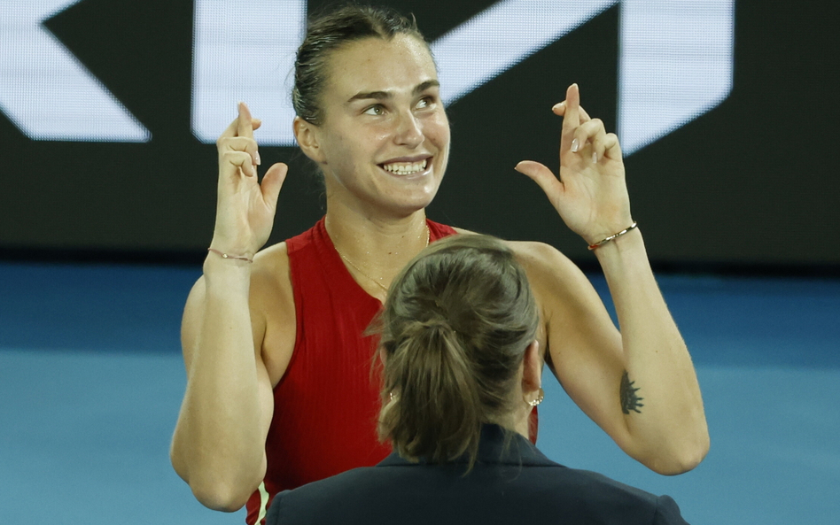 Aryna Sabalenka po roku znów zagra o tytuł w Australian Open