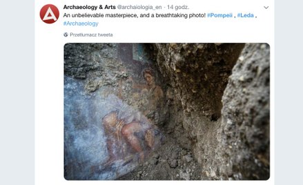 W Pompejach odkryto wyjątkowy, zmysłowy fresk