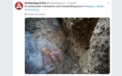 W Pompejach odkryto wyjątkowy, zmysłowy fresk