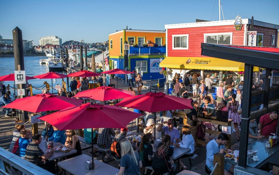 Miejscowość turystyczna Victoria w Kolumbii Brytyjskiej