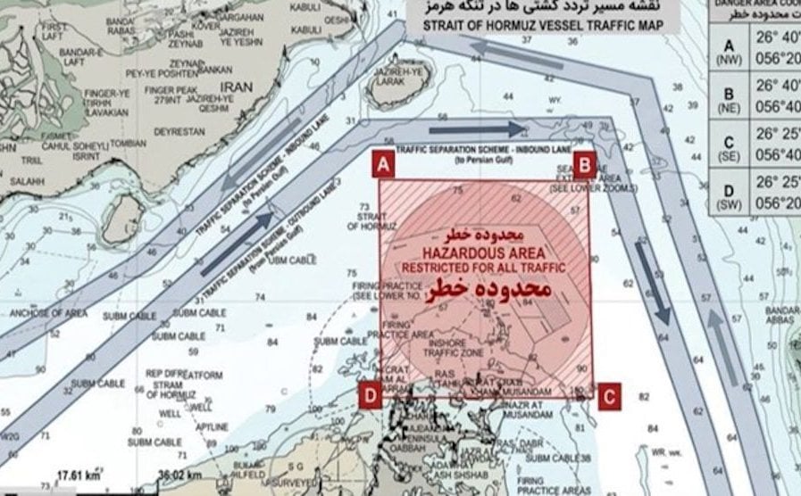 Cieśnina Ormuz znów zamknięta