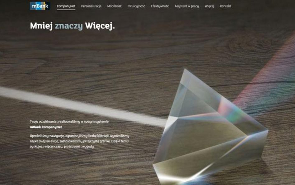 mBank CompanyNet to nowa bankowość internetowa dla dużych firm i korporacji