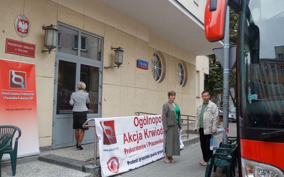 Podobny protest pracownicy prokuratur przeprowadzili we wrześniu 2011 r.