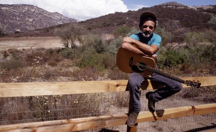 J.J. Cale w swoim domu, niedaleko San Diego, 1989 r.