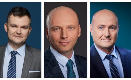 Paweł Mizerski (wiceprezes Uniqi TFI), Daniel Piekarek (analityk makroekonomiczny Banku BPS) oraz Mi