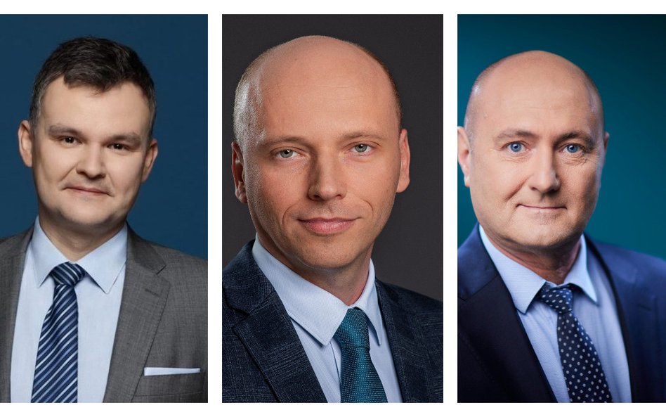 Paweł Mizerski (wiceprezes Uniqi TFI), Daniel Piekarek (analityk makroekonomiczny Banku BPS) oraz Mi