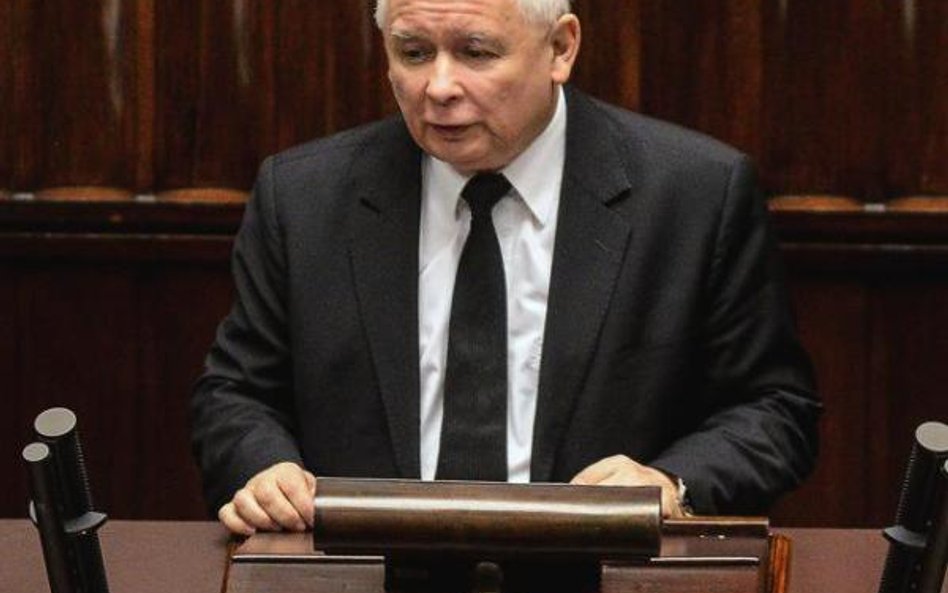 Prezes PiS Jarosław Kaczyński osobiście uzasadniał wniosek partii dotyczący skrócenia kadencji sejmi