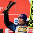 Stefan Kraft na podium w Oberstdorfie