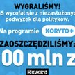 Paweł Kukiz dziękuje mediom za rozpropagowanie hasła "Koryto+"