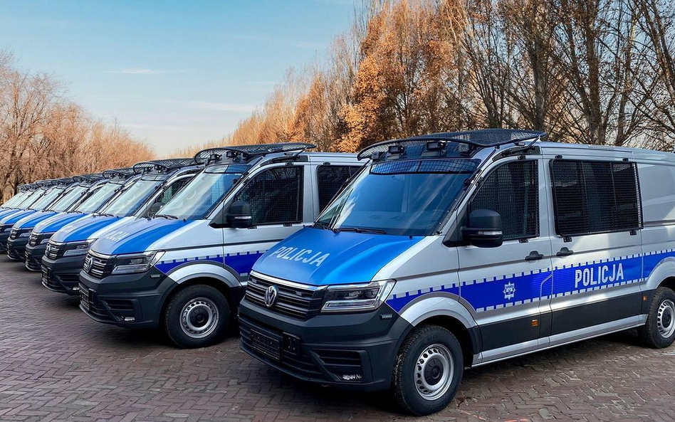 Volkswageny Crafter dla policji