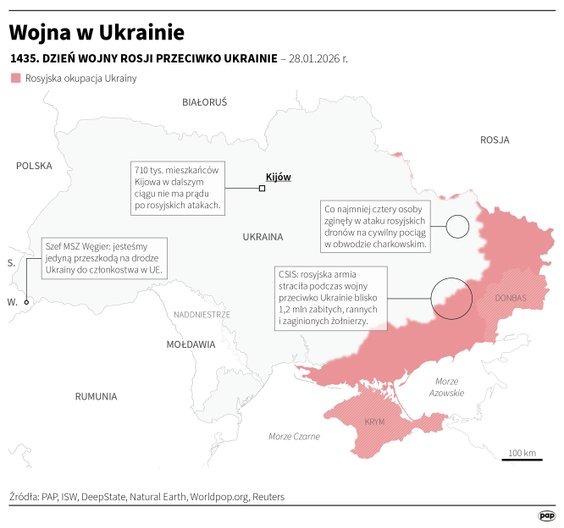 Tak wyglądała sytuacja na froncie w 1435 dniu wojny