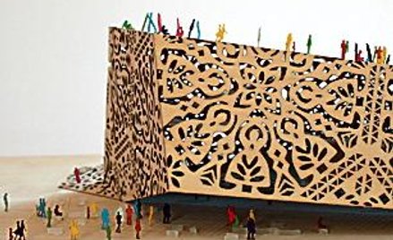 Projekt pawilonu polskiego na Expo 2010 wykorzystuje motyw ludowej wycinanki (proj. WWAA)
