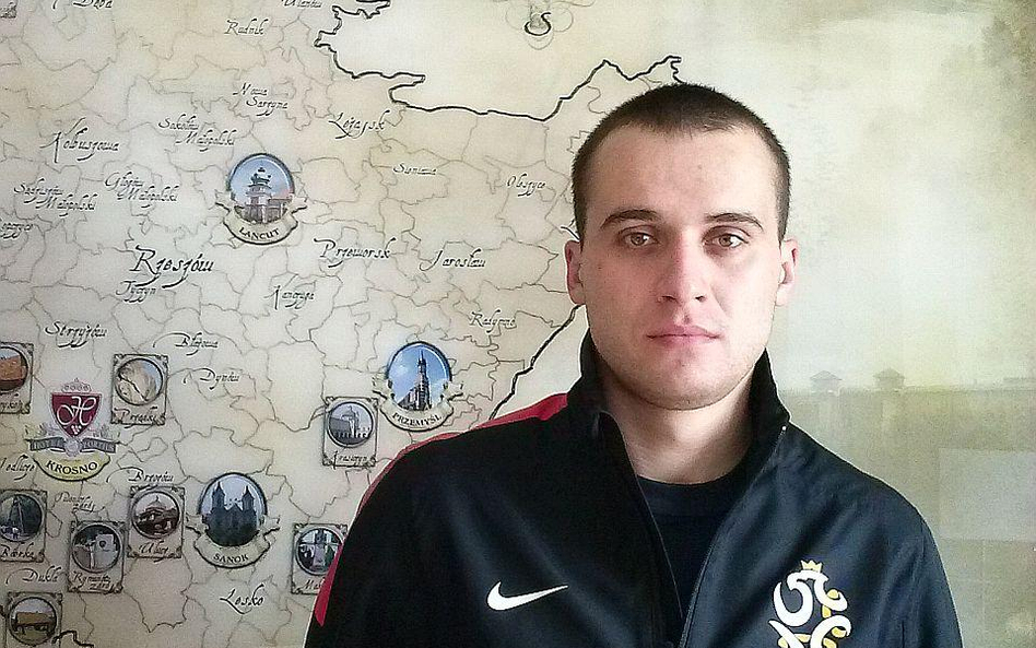 Kapitan polskiej reprezentacji w futsalu Artur Popławski