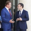 Emmanuel Macron i Arnold Schwarzenegger walczą o klimat